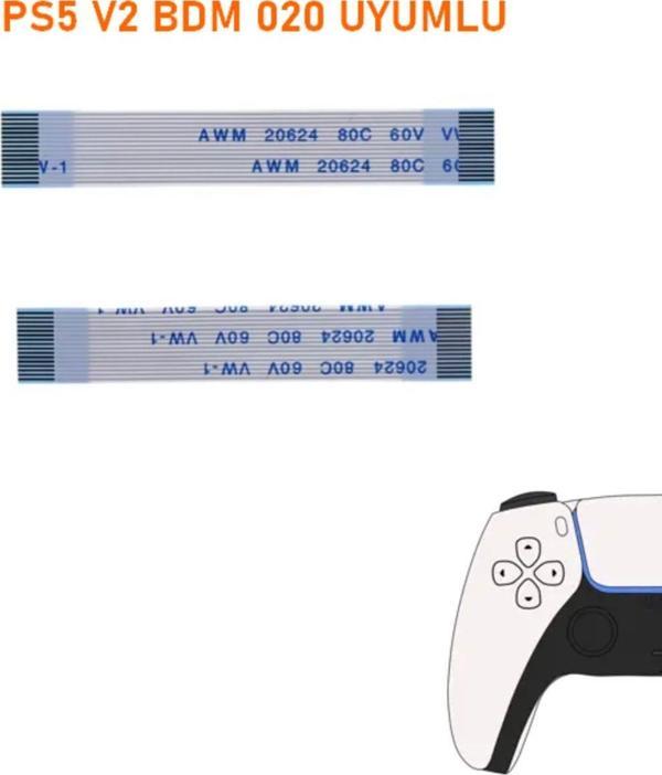 Siar 1 Takım Ps5 V2 Bdm 020 Kollar İle Uyumlu L R L2 R2 Tetik Flex Kablo Playstation 5 Kol Tamir - Image 1