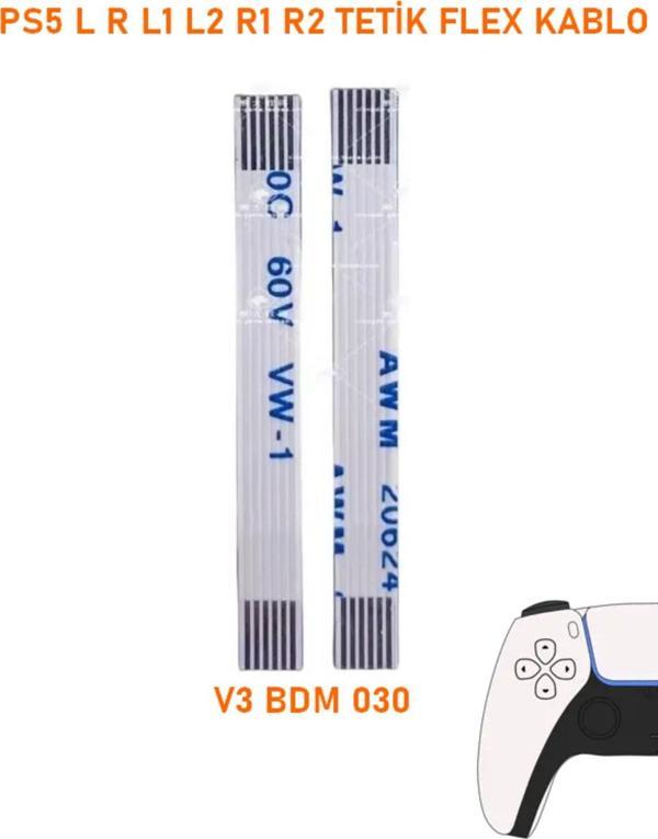Siar 1 Takım Ps5 V3 Bdm 030 Kollar İle Uyumlu L R L2 R2 Tetik Flex Kablo Playstation 5 Kol Tamir - Image 1