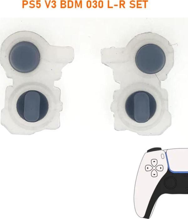 Siar 1 Takım Ps5 V3 Bdm 030 Kollar İle Uyumlu Lr L1L2 R1R2 Lastik Takımı Playstation 5 Kol Tamir - Image 1