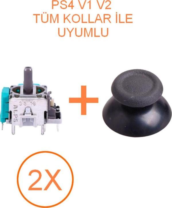Siar 2 Adet Ps4 Analog Motoru + Topuz Başlık Set - Image 1