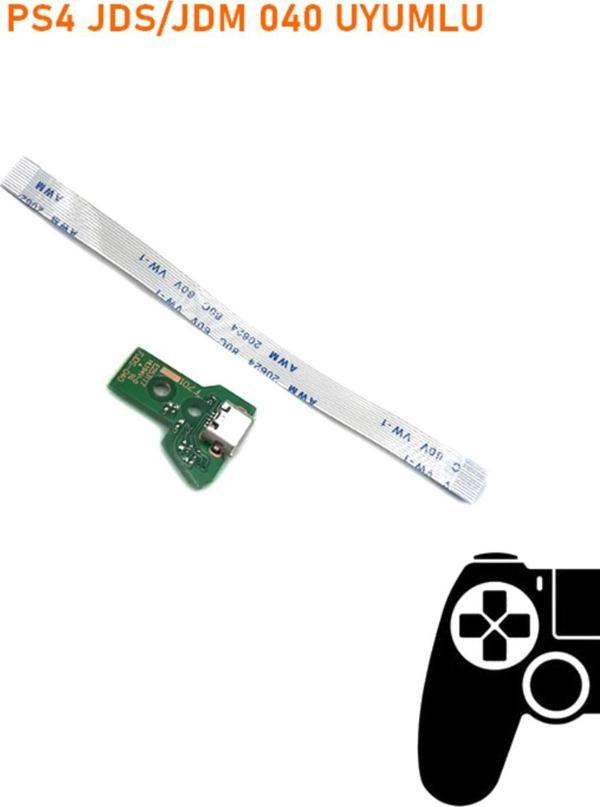 Siar Ps4 V2 Kollar I?Le Uyumlu Jds Jdm 040 Usb Port Soket Ve 12 Pin Flex Kablo - Image 1