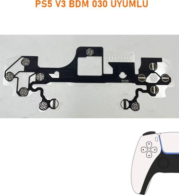 Siar Ps5 İç Film Siyah Flex Şerit V3 Versiyon 3 Playstation 5 Yedek Parça Ps5 Uyumlu Kol Tamir - Image 1