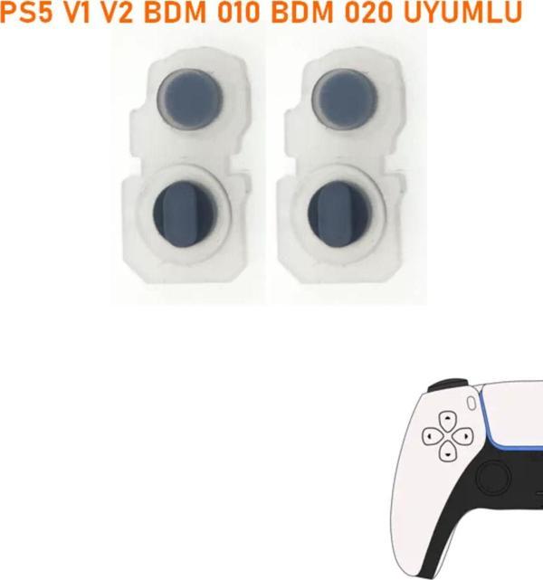 Siar Ps5 V1 V2 Kol Uyumlu Lr L1L2 R1R2 Lastik Takım Playstation 5 Kol Tamir (2 Adet 1 Takım) - Image 1