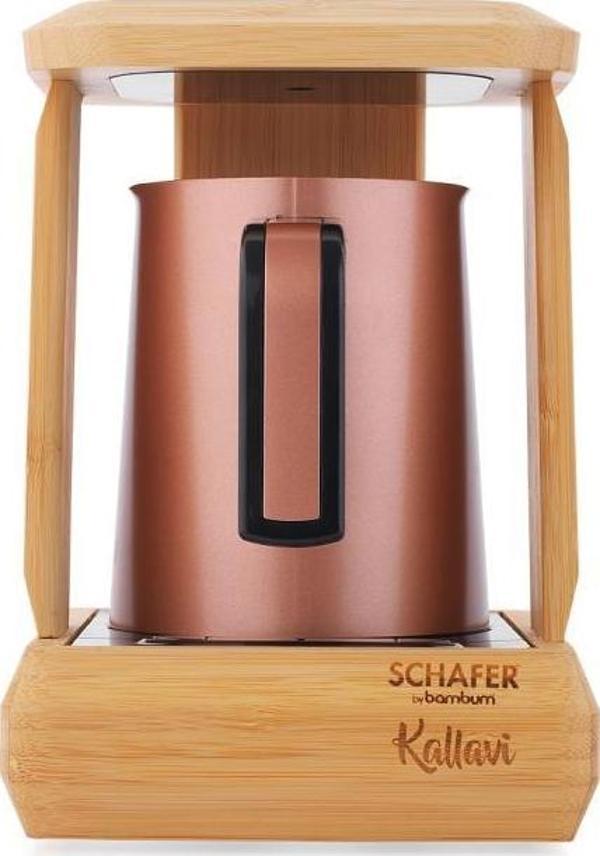 Schafer Kallavi Bambum Türk Kahve Makinesi-Rosegold - Image 1