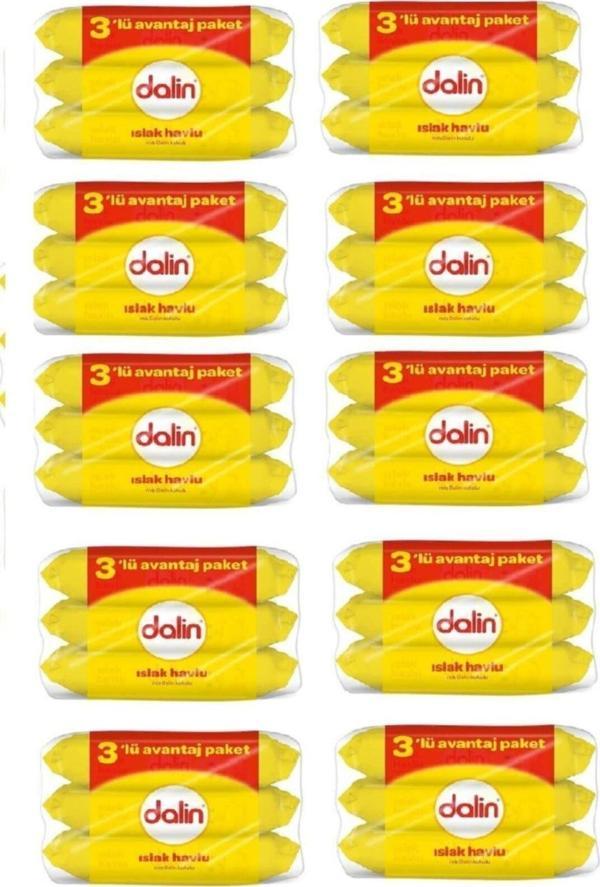 Dalin Islak Havlu (3'lü Paket) X 10 Adet (1680 Yaprak) - Image 1