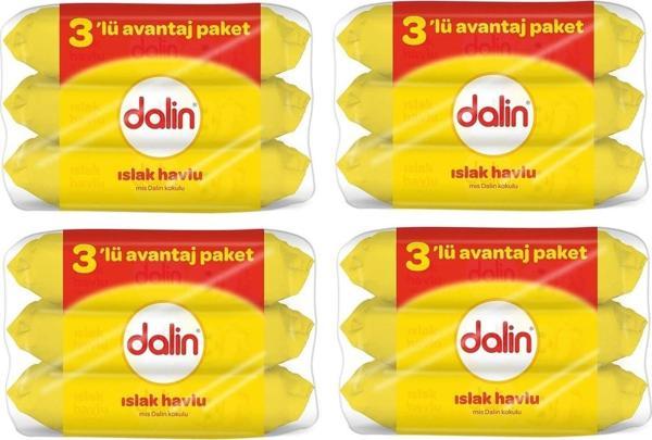 Dalin Islak Havlu 3x56 Adet 4'lü Set - Image 1