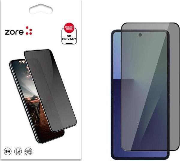 Galaxy Z Flip 7 Zore New 5D Privacy Temperli Ekran Koruyucu - Image 1