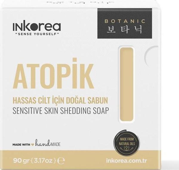 İnkorea Atopik Hassas ve Kuru Ciltler İçin Nemlendirici Sabun / Gentle Moisturizing Soap for Sensitive & Dry Skin - Image 1