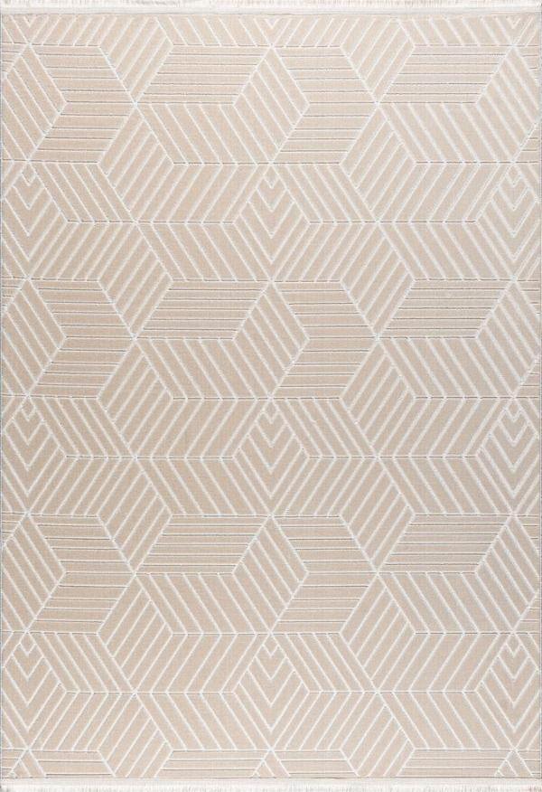 Pastel Halı Capris E6244 Bej Serisi Salon Oturma Yatak Odası Halısı - Image 1