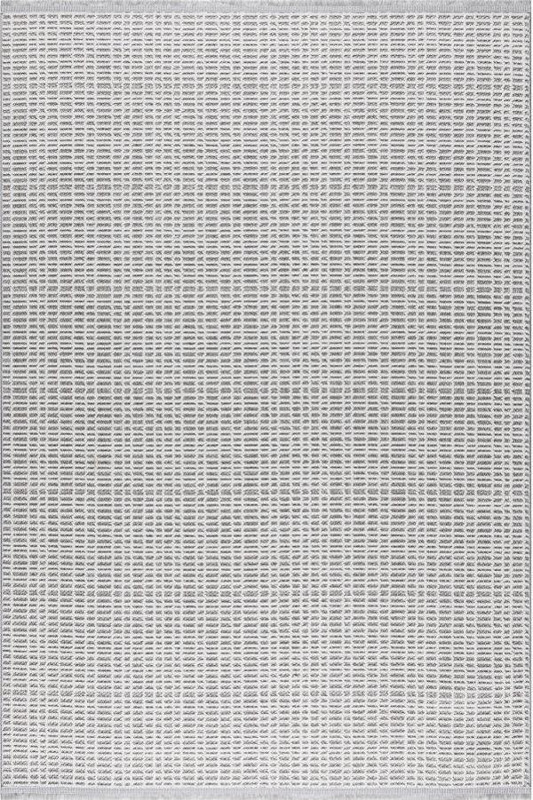 Pastel Halı Loop 415A Gri Beyaz Serisi Salon Oturma Yatak Odası Halısı - Image 1