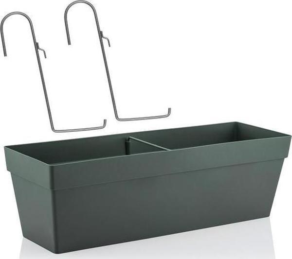 Omnipazar SO-YB02A Dekoratif Askılı Yalı Balkon Saksı 10.8 Litre No 2 - Image 1