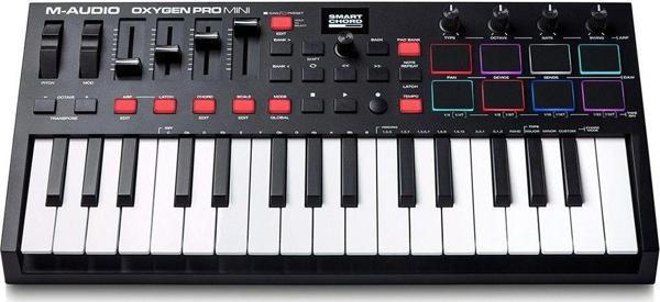 Oxygen Pro Mini | 32 tuş, Yarı-ağır mini-tuşe profesyonel USB/MIDI controller - Yeni nesil - Image 1