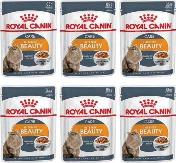Royal Canin Intense Beauty Yetişkin Kedi Konservesi 85gr 6 Adet - Image 1