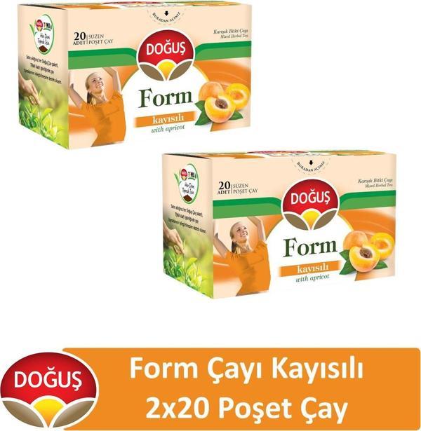 Doğuş Form Kayısı Çayı 20'li X2 Adet - Image 1
