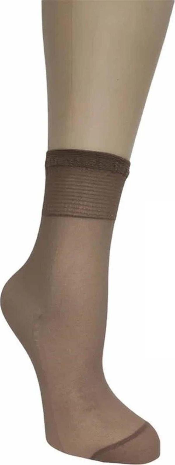 Kadın Soket Çorap 24 lü 20 Den Mat Burnu Takviyeli Dayanıklı Esnek  Müjde  -  - Image 1