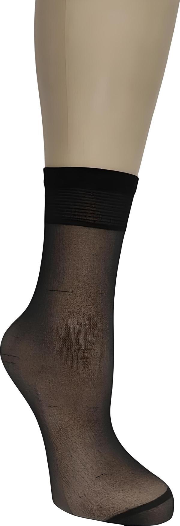 Kadın Soket Çorap 24 lü 20 Den Mat Burnu Takviyeli Dayanıklı Esnek  Müjde  -  - Image 1