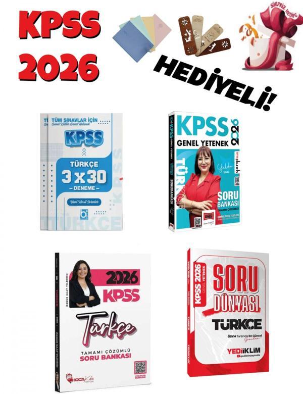 2026 KPSS Tüm Sınavlar İçin Türkçe Muhteşem 4 lü Set Bigelio Yayıncılık - Bi bigelio - Image 1