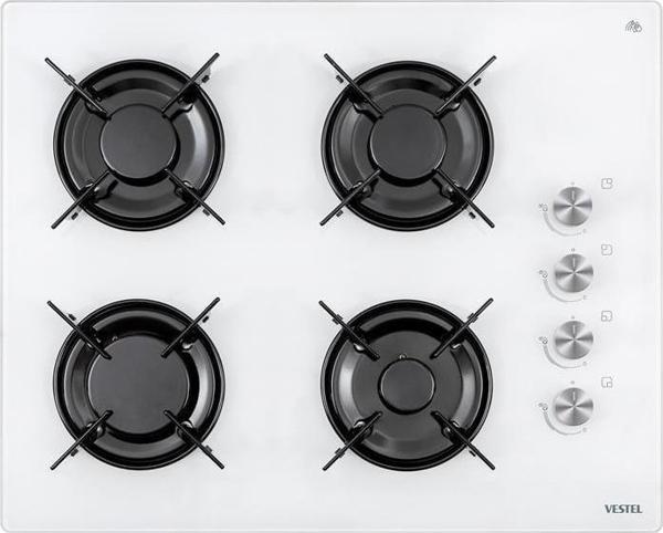 Vestel AO-65104 B-T Beyaz Ankastre Ocak - Image 1