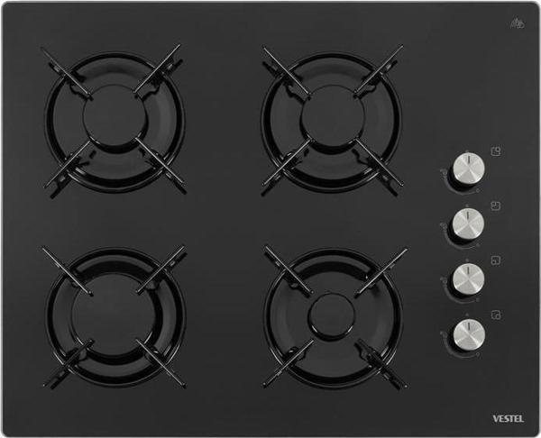Vestel AO-65104 S-T Siyah Ankastre Ocak - Image 1