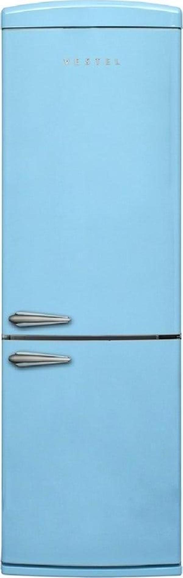Vestel Retro NFK37201 Düş Mavisi Buzdolabı - Image 1