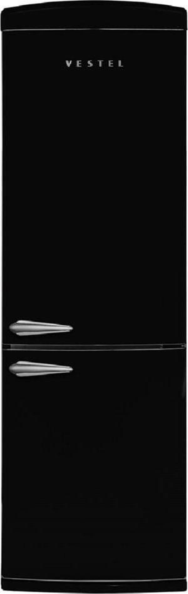 Vestel Retro NFK37201 Siyah Buzdolabı - Image 1