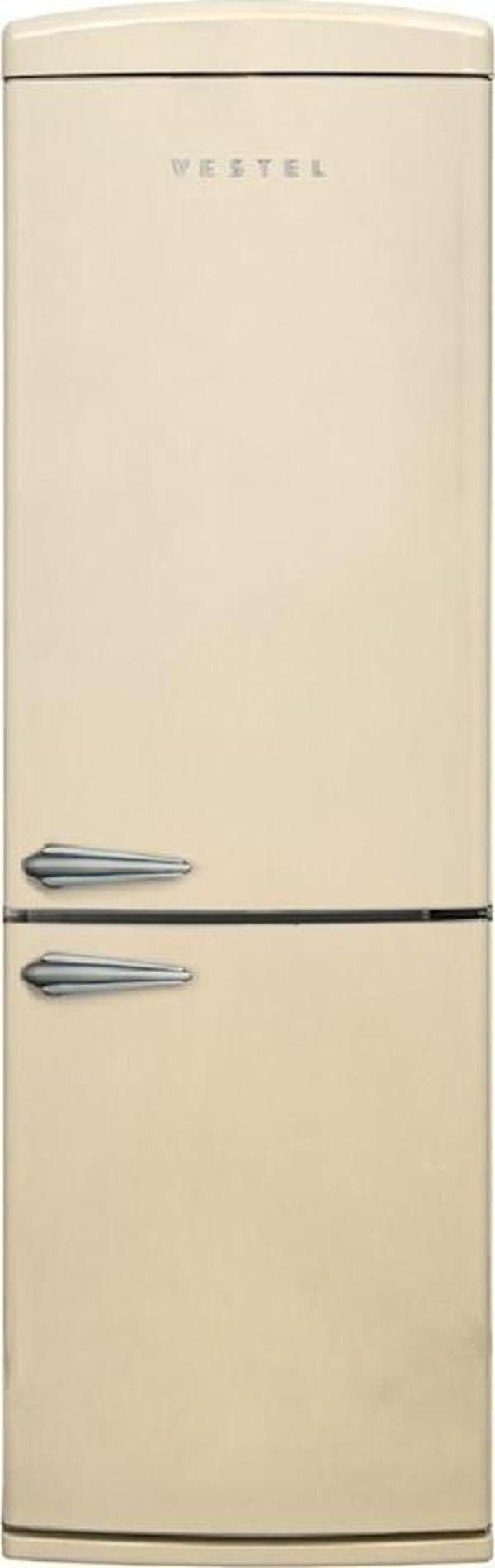 Vestel Retro NFK37211 Bej Buzdolabı - Image 1