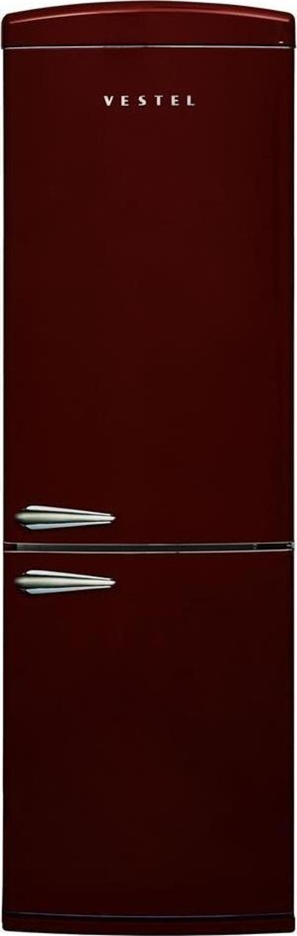 Vestel RETRO NFK37211 BORDO Buzdolabı - Image 1