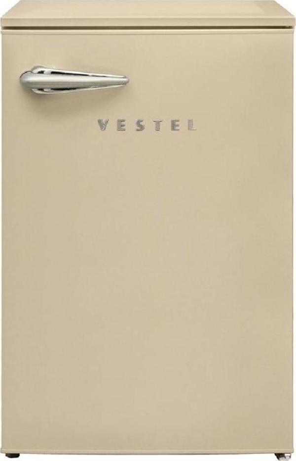 Vestel Retro SB14401 Bej Buzdolabı - Image 1