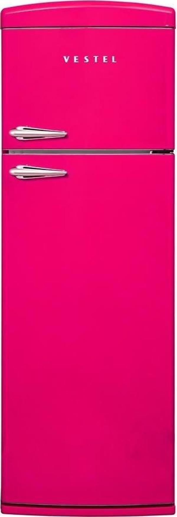 Vestel RETRO SC32111 PEMBE Retro Buzdolabı - Image 1