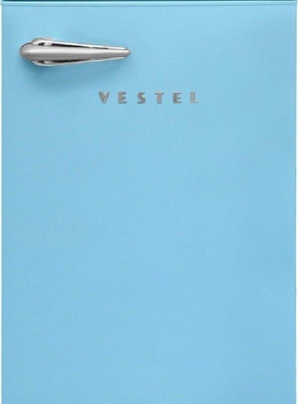 Vestel SB14001 Düş Mavisi Retro Buzdolabı - Image 1