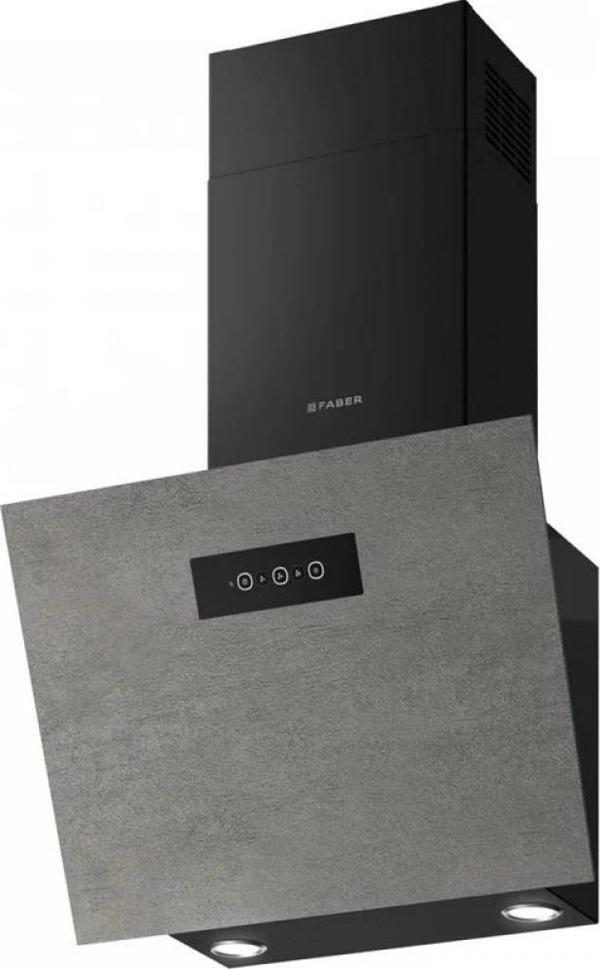 Franke 3300694727 Grexia GRES LG 60 cm Siyah/Light Grey Porselen Faber Davlumbaz - Image 1