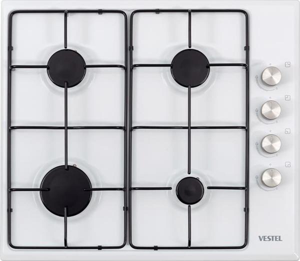 Vestel AO-6004 YB-DG Beyaz Ankastre Ocak - Image 1