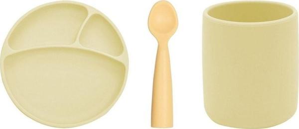 Oioi Porsiyon Tabak+Bardak+Nam Nam Kaşık 3'Lü Set - Image 1