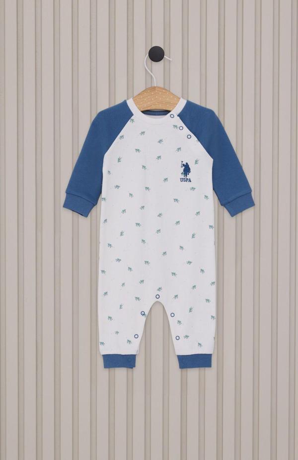 U.S. Polo Assn. Erkek Bebek Mavi Tulum - Image 1