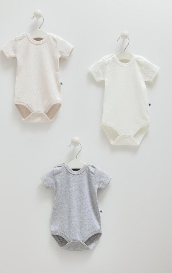 Caramell 3Lü Bebek Body Seti: Yumuşak Ve Konforlu Günlük Kullanım Için Ideal - Image 1