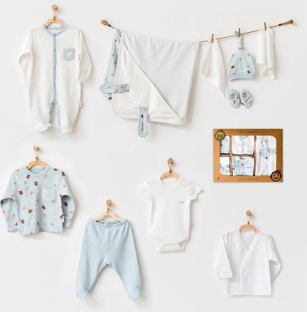 Andywawa Bebek Hastane Çıkışı 10 Pcs Newborn Set Gıngers - Image 1