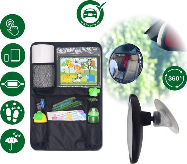 Been Bebek Dikiz Aynası + Tablet Ve Telefon Tutacaklı Organizer Set - Image 1