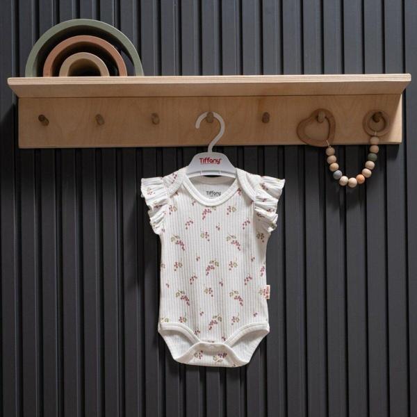 Tiffany Baby Purple Grape Theme Atlet Fırfırlı Body - Image 1