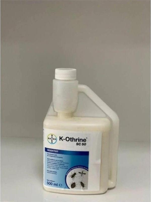 Bayer K-Othrine 50 Sc Konsantre Kokusuz Genel Böcek Haşere 500 Ml 1 Adet S.K.T 2027 - Image 1