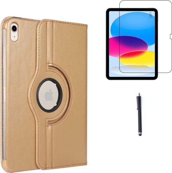 Coolacs Apple İpad A16 11.Nesil (A3354-A3355) Dönebilen Tablet Kılıfı + Ekran Koruyucu + Tablet Kalemi - Image 1
