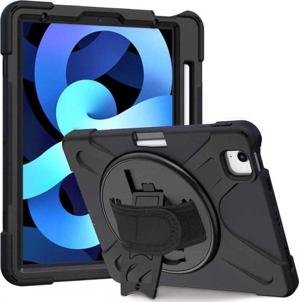 Coolacs Apple İpad Air 11 2025 M3 (A3266-A3267) İle Uyumlu Yüksek Korumalı Askı Kayışlı Tablet Silikon Kılıf - Image 1