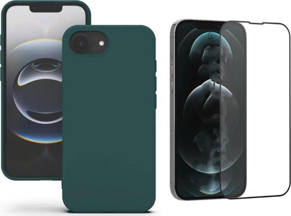 Coolacs Apple İphone 16E Uyumlu İçi Kadife Lansman Kılıf Ve Seramik Tam Kaplayan Cam Ekran Koruyucu - Image 1