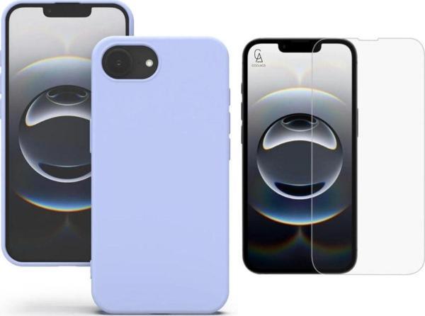 Coolacs Apple İphone 16E Uyumlu İçi Kadife Lansman Kılıf Ve Temperli Cam Ekran Koruyucu - Image 1