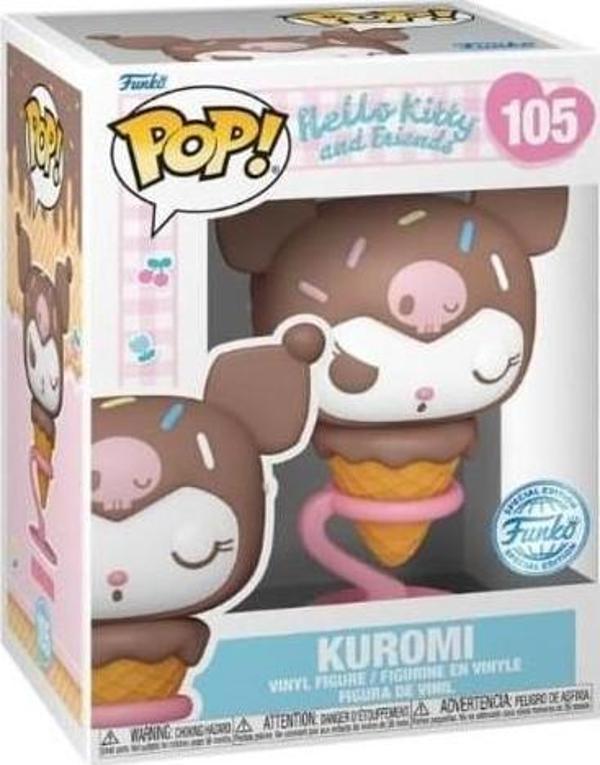 Funko Pop Sanrio Hello Kitty and Friends - Kuromi Ice Cream Cone Special Edition - Image 1