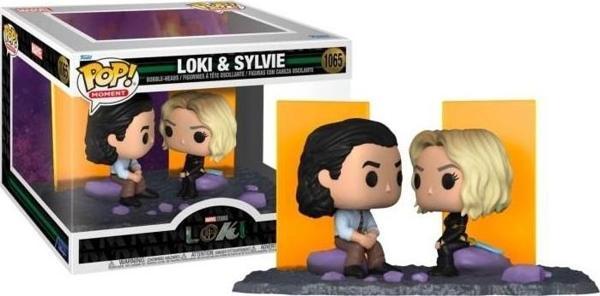 Funko Pop Moment: Marvel Loki - Loki & Sylvie Special Edition No:1065 Bobble-Head - Image 1