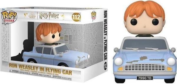 Funko Pop Rides Super Deluxe: Harry Potter Chamber of Secrets Anniversary 20th - Ron Weasley in Flying - Image 1