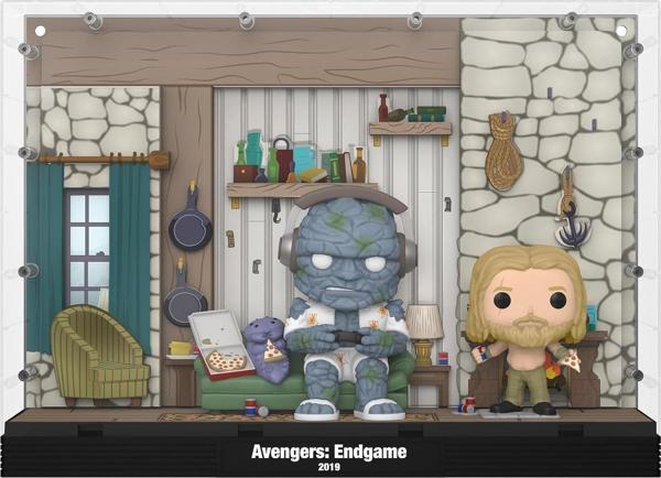 Funko Pop Moment Deluxe Marvel Avengers Endgame - Thor’s House Miek / Korg / Thor No:05 - Image 1