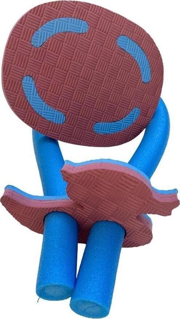 Affectione Yüzme Tahtası (3 Lü Set Yüzme Tahtası Makarna Makarna Kilit Aparatı) Bordo Mavi - Oval - Image 1