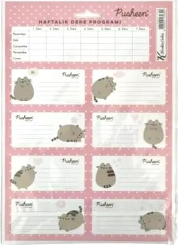 Keskin Color Pusheen Okul Etiketi 3 Sayfa 24 etiket - Image 1