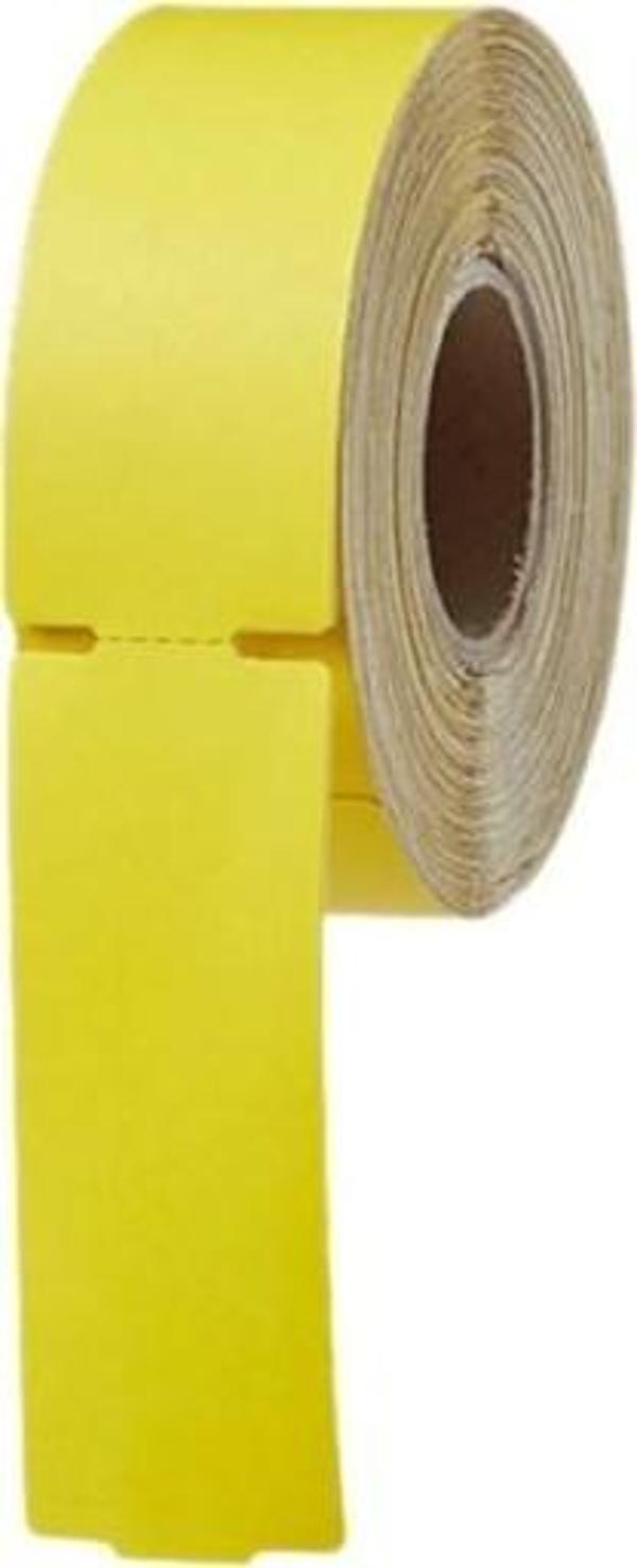 Stilo Tırnaklı Raf Etiketi 100X38Mm Sarı - 6 adet - Image 1